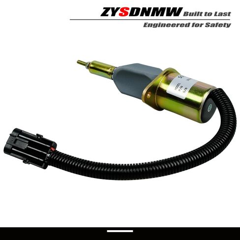 3930233 12VDC إيقاف تشغيل الوقود الملف اللولبي SA-4335-12 3923680 متوافق مع محرك الكمون 6BT 5.9L & 6CT 8.3L كوماتسو PC300-7 حافظة 8940 Hyundai R300 إيقاف الملف اللولبي in Kuwait