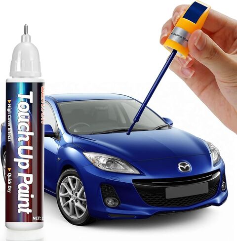 Touch Up Paint Pen for Cars, Car Paint Scratch Repair, 2-In-1 Car Touch Up Paint Fill Paint Pen, Quick & Easy Solution to Repair Minor Automotive Scratches 0.8 fl oz (White) in Kuwait