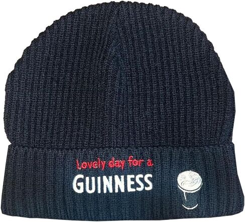 غينيس مبتسم باينت قبعة صغيرة مطرزة سوداء مضلعة in Kuwait