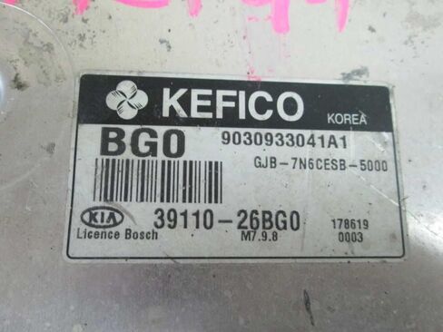 وحدة التحكم ECM للمحرك تناسب 07-10 متوافقة مع KIA Rio 39110-26BG0 3911026BG0 in Kuwait