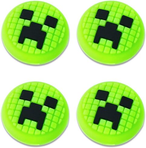 Thumb Grip Caps for Nintendo Switch/OLED/Switch Lite, 4 Pcs Caps for Nintendo Switch Joystick Covers Kawaii Accessories Switch Thumb Caps - Blue&Red in Kuwait