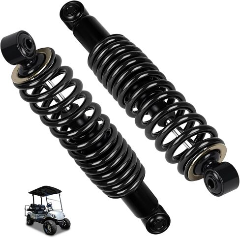 iLSKW Yamaha Golf Cart Shock Absorber Heavy Duty Shocks with Spring for Gas and Electric 1995-up,G14, G16, G19, G20, G22, G29 Drive Models OEM JN4-F2210-00-00, JN3-F2210-00,Total Length 14 inches in Kuwait