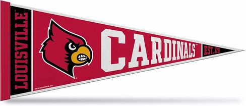 راية ديكور حائط من اللباد مقاس 30.48 سم × 76.2 سم من ريكو إنداستريز الرابطة الوطنية لرياضة الجامعات (NCAA) - رائعة للمنزل/غرفة النوم/ديكور كهف الرجل in Kuwait