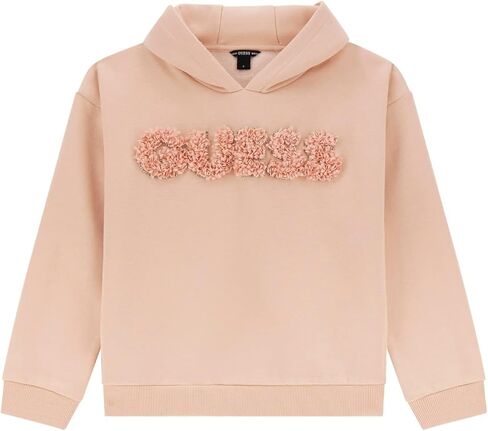 GUESS Girls' Eco Long Sleeve Oversize Hooded Active Top in Saudi Arabia