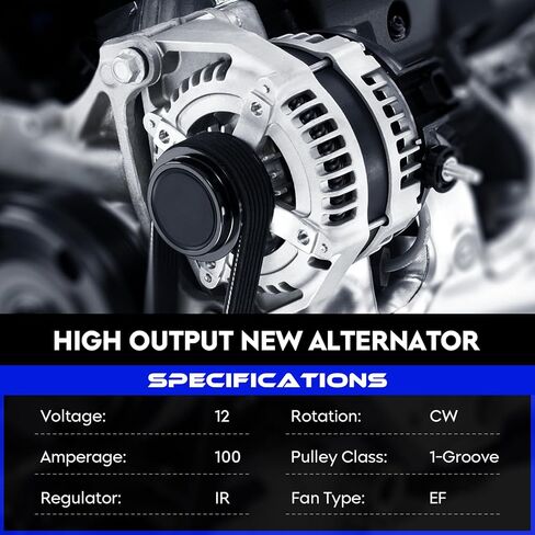 New Alternator for Century 1975 77-82, for Regal 75-76 78-79, for Chevy C10 1975-1986, for C20 Suburban 1967-1986, for Camaro 1967-1985, for Citation II 1984-1985, for Impala 1959-1985 in Saudi Arabia