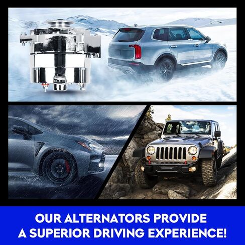 New Alternator for Century 1975 77-82, for Regal 75-76 78-79, for Chevy C10 1975-1986, for C20 Suburban 1967-1986, for Camaro 1967-1985, for Citation II 1984-1985, for Impala 1959-1985 in Saudi Arabia