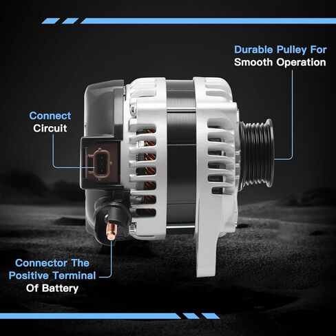 Alternator 12V 150 AMP Replacement for Ford Mustang V6 3.7L 2011 2012 2013 2014 Replaces# 1042102970 104210-2970 in Saudi Arabia