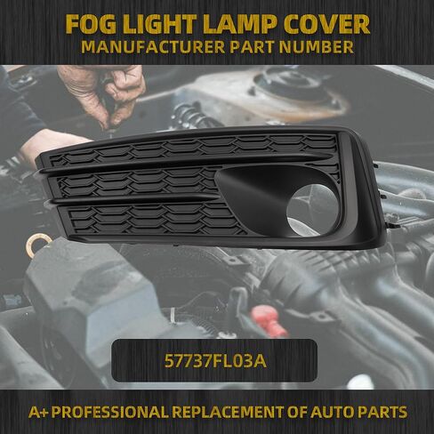 Dasbecan Fog Light Cover Compatible with 2020-2023 Subaru Impreza Front Bumper Fog Lamp Bezel Left Driver Side Replace# 57737FL03A in Saudi Arabia