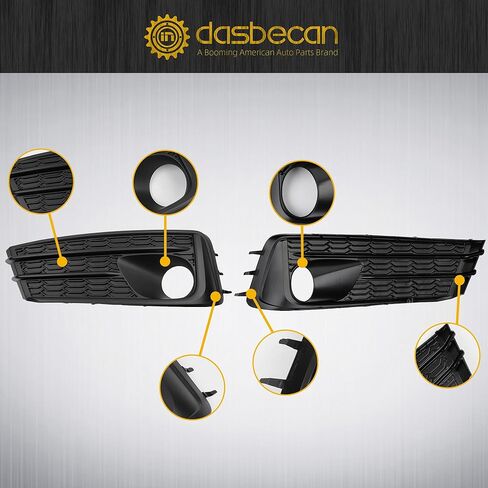 Dasbecan Fog Light Cover Compatible with 2020-2023 Subaru Impreza Front Bumper Fog Lamp Bezel Left Driver Side Replace# 57737FL03A in Saudi Arabia