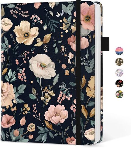 Taja Pretty Lined Journal for Women, Aesthetic Cute Hardcover Leather Journal for Writing, A5 College Ruled Notebook for Work & Note Taking, Perfect for Office School Home, 160 Pages, Purple Blocks in Saudi Arabia