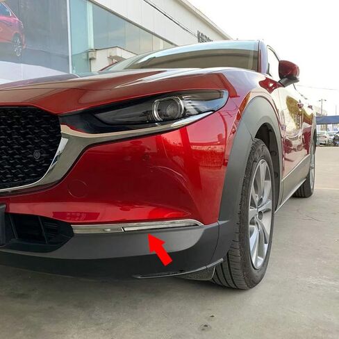 Beautost for Mazda CX-30 CX30 2020 2021 2022 2023 2024 2025 2026 Front Fog Light Lamp Cover Bezel Trims Chrome in Saudi Arabia
