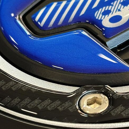 Resin Bike Motorbike 3D Stickers Compatible with Suzuki GSX 8R 2024-2026 Blue. Bike Tank Cap Protection from Impact and Scratches. Sticker 3D Resin Made in Italy in Saudi Arabia