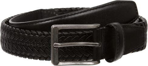 beltiscool Men's Comfort Stretch Braided Leather Belt in Saudi Arabia