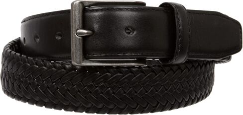 beltiscool Men's Comfort Stretch Braided Leather Belt in Saudi Arabia