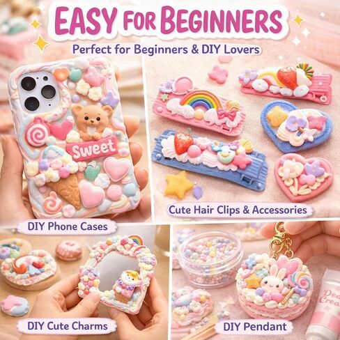 غراء كريمي 35 أونصة، مجموعة غراء كريمة مخفوقة بيضاء، مع 12 صبغة ملونة، 100 كيس أنابيب، 23 فوهة، شريط واحد وملعقة سيليكون، تستخدم في أعمال الديكور in Kuwait