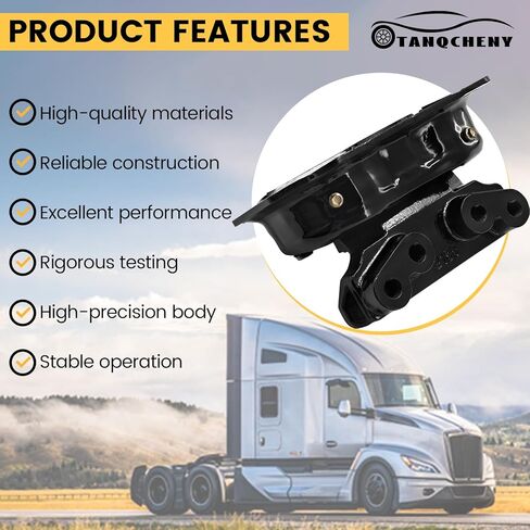 M17496 حامل المحرك الخلفي صالح ل كينورث T680 T880 W990 مع بيتربيلت 367 386 388 389 567 579 587 2013-2021 U30027 U30027000 U30027-000 in Kuwait