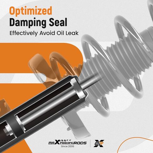 maxpeedingrods 2 قطعة دعامة أمامية لكيا سول 2010-2012، 1333332L 1333332R دعامة امتصاص الصدمات مع مجموعة زنبركية ملفوفة in Saudi Arabia