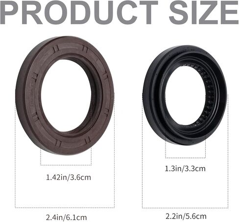 91205-PL3-A01 2Pcs Manual Transmission Drive Axle Oil Seal, Replacement for Honda Civic GSR 1996-2000, Replacement for Honda Civic SI 1996-2000, Replaces 91205-PC9-711 in Saudi Arabia