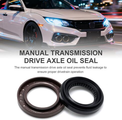 91205-PL3-A01 2Pcs Manual Transmission Drive Axle Oil Seal, Replacement for Honda Civic GSR 1996-2000, Replacement for Honda Civic SI 1996-2000, Replaces 91205-PC9-711 in Saudi Arabia