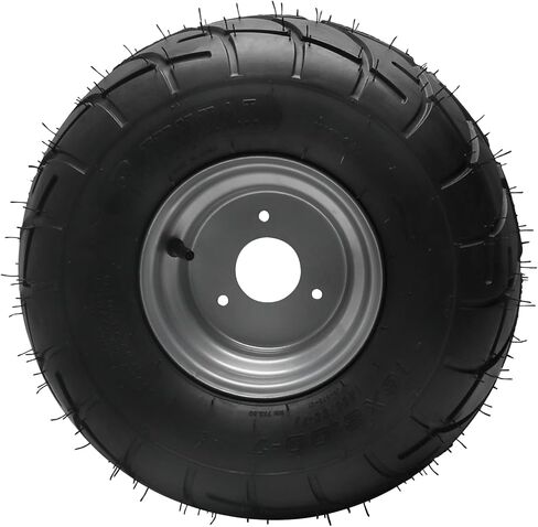 مجموعة إطارات وعجلات Go Kart 16x8.00-7، 200/55-7 16x8-7 إطار شارع بدون أنبوب مع 3 حواف مسامير، استبدال عجلة الدراجة الصغيرة ATV UTV Quad Buggy لـ 70cc 110cc 125cc Taotao Coolster Kazuma (مجموعة من 2) in Saudi Arabia