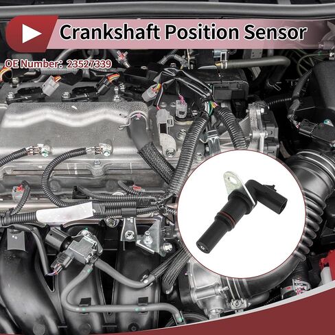 1 قطعة مستشعر موضع العمود المرفقي لديترويت ديزل S60 12.7L EGR 14L محرك كرنك CKP الاستشعار رقم 23527339 بلاستيك معدني أسود in Saudi Arabia