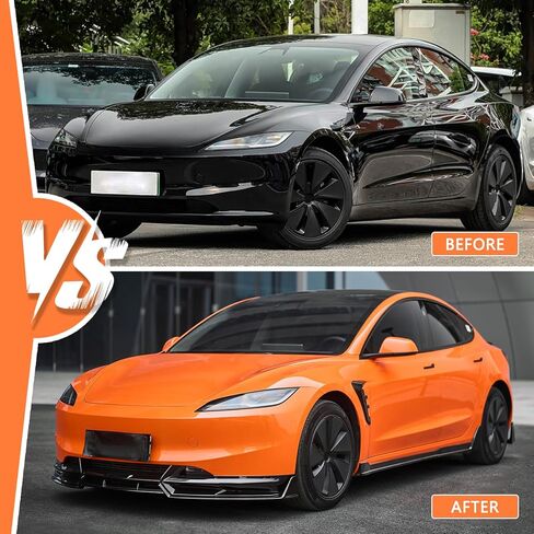 KHK Side Skirts for 2024-2025 Tesla Model 3 Highland, Upgrade Accessories Extension Body Kit Rocker Panel Trim Guard for Model 3, Matte Black, 4 PCS Left Side & Right Side in Saudi Arabia