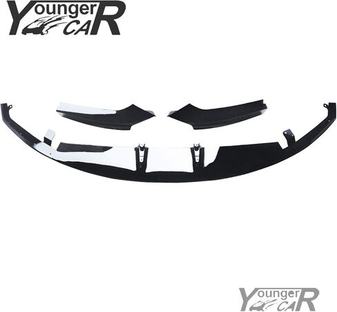 YOUNGERCAR الجبهة حافة مصد السيارة لسيارات BMW 2014-2020 2021 F22 F23 M225i M235i M-Sport أداء نمط الشفة الأمامية السفلى الشفاه الفاصل لمعان أسود in Saudi Arabia