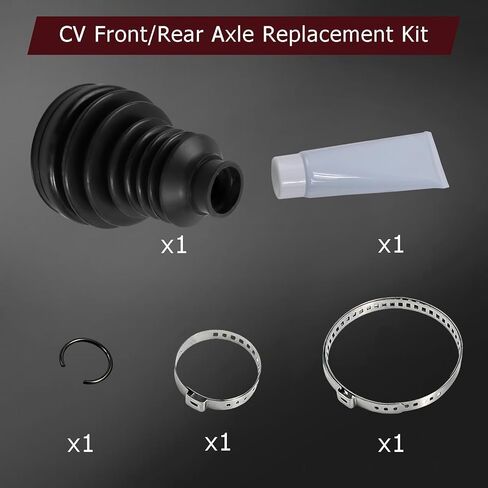 CV Front/Rear Axle Replacement Kit Compatible with CAN-AM HONDA KAWASAKI POLARIS Rhino 2.0 Axles Inner CV and Outer CV Kit Replace BK00-001 in Kuwait