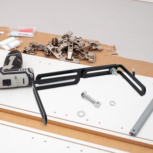 SnowTing 2 Sets Adjustable Universal Mounting Bracket for CB/Ham Radio & Scanners Adjust from 6.3" to 10.6" in Width, Black CB Radio Mount in Kuwait