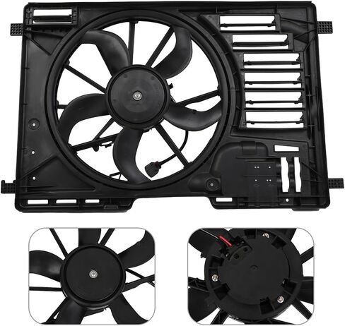 Cooling Fan Assembly Compatible with 2013-2016 for Ford for Escape 2.5L 2014-2016 for Ford for Transit Connect 1.6L,Radiator Fan Direct Fit Replacement for Engine Cooling Fan & Radiator in Saudi Arabia