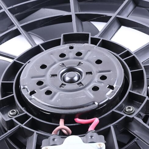 Radiator Cooling Fan Assembly Compatible with 2000 for BMW for 323Ci 2.5L 1999-2001 for BMW for 323i 2.5L 2001-2005 for BMW for 320i 2.2L, Black Radiator Fan Replacement for Engine Cooling Fan in Saudi Arabia