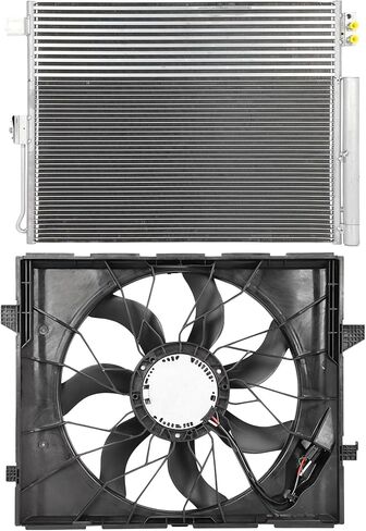 Cooling Fan Assembly Compatible with 2011-2013 for Jeep for Grand Cherokee 5.7L for Dodge for Durango 3.6L,Radiator Fan Direct Fit Replacement for Engine Cooling Fan & Engine A/C Condenser in Saudi Arabia