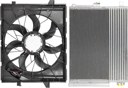Cooling Fan Assembly Compatible with 2011-2013 for Jeep for Grand Cherokee 5.7L for Dodge for Durango 3.6L,Radiator Fan Direct Fit Replacement for Engine Cooling Fan & Engine A/C Condenser in Saudi Arabia