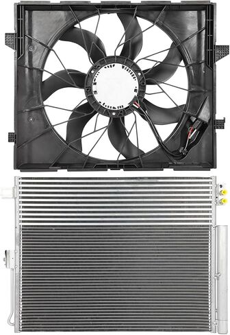 Cooling Fan Assembly Compatible with 2011-2013 for Jeep for Grand Cherokee 5.7L for Dodge for Durango 3.6L,Radiator Fan Direct Fit Replacement for Engine Cooling Fan & Engine A/C Condenser in Saudi Arabia