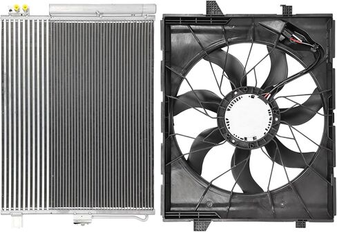 Cooling Fan Assembly Compatible with 2011-2013 for Jeep for Grand Cherokee 5.7L for Dodge for Durango 3.6L,Radiator Fan Direct Fit Replacement for Engine Cooling Fan & Engine A/C Condenser in Saudi Arabia