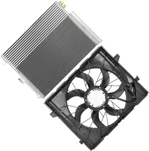 Cooling Fan Assembly Compatible with 2011-2013 for Jeep for Grand Cherokee 5.7L for Dodge for Durango 3.6L,Radiator Fan Direct Fit Replacement for Engine Cooling Fan & Engine A/C Condenser in Saudi Arabia