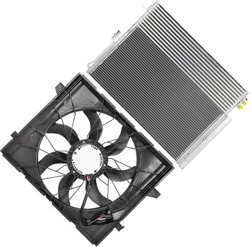 Cooling Fan Assembly Compatible with 2011-2013 for Jeep for Grand Cherokee 5.7L for Dodge for Durango 3.6L,Radiator Fan Direct Fit Replacement for Engine Cooling Fan & Engine A/C Condenser in Saudi Arabia