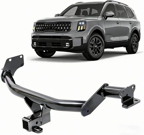 وصلة وصلة مقطورة من الفئة III، وصلة سحب 2 بوصة متوافقة مع (2020-2024) كيا تيلورايد، وصلة ربط متعددة الملاءمة لتلقي خطاف سحب على حامل الكرة وحامل البضائع in Kuwait