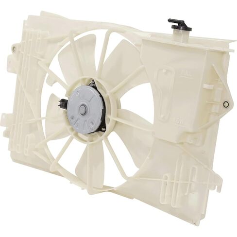 Replacement Radiator Cooling Fan Assembly fits Pontiac Vibe 2003-2004 1.8L L4 (Automatic Transmission) in Saudi Arabia
