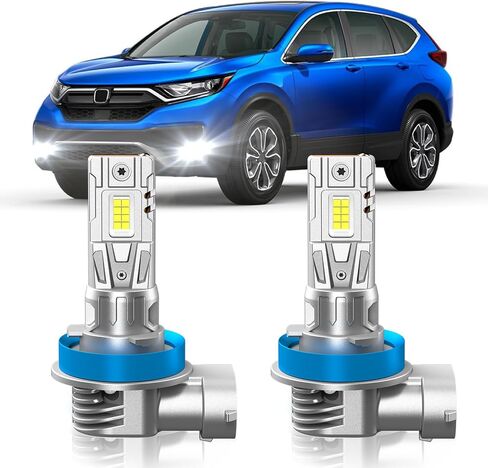 Fit for Dodge Durango 2014-2020 Fog Light Bulbs, 6000K Cool White 700% Brightness, Real 1:1 Size Plug and Play, Pack of 2 in Kuwait