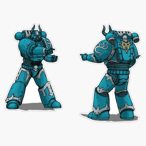 Funny 40K Chaos Alpha Legion Print Sticker Bumper Sticker Vinyl Decal 5" in Saudi Arabia