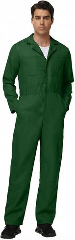 Coveralls for Men Work – Halloween Cosplay Costumes Long Sleeve Jumpsuit Mechanic Workwear in Saudi Arabia