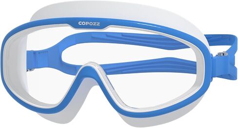 COPOZZ Kids Goggles for Swimming 8-12, Youth Wide View Anti Fog No Leak Clear Swim Goggles for Boys Girls Pool Beach in Kuwait