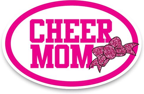 Magnet Me Up Soccer Mom Sports Pink Oval Magnet Decal, 4x6 Inches, Heavy Duty Automotive Magnet for car Truck SUV in Saudi Arabia