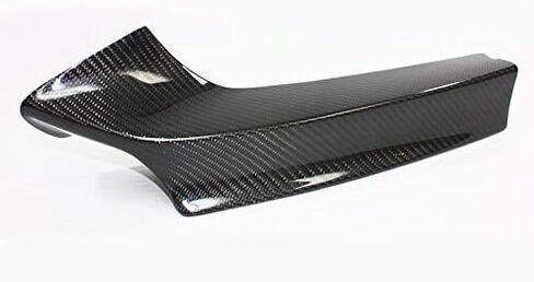 زوج من ألياف الكربون الحقيقية M الرياضة المصد الأمامي الفاصل طقم الشفاه متوافق مع 2013-2021 BMW F22 M235i M240i كوبيه in Saudi Arabia
