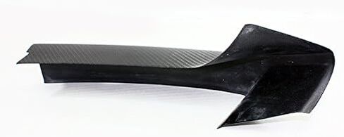 زوج من ألياف الكربون الحقيقية M الرياضة المصد الأمامي الفاصل طقم الشفاه متوافق مع 2013-2021 BMW F22 M235i M240i كوبيه in Saudi Arabia