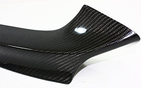 زوج من ألياف الكربون الحقيقية M الرياضة المصد الأمامي الفاصل طقم الشفاه متوافق مع 2013-2021 BMW F22 M235i M240i كوبيه in Saudi Arabia