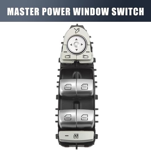 X AUTOHAUX A2229052004 Car Master Power Window Switch Front Driver Side for Mercedes-Benz W222 V222 X222 S300 S350 S400 S500 S600 S63 for AMG 2013-2017 Black in Saudi Arabia