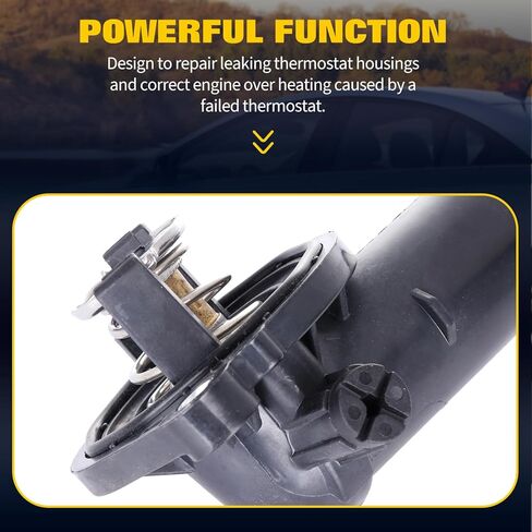 OCPTY Thermostat Housing Fit for Chrysler Town And Country 2011-2016,for Dodge Grand Caravan 2011-2017,for Dodge Avenger 2011-2014,for Dodge Journey 2011-2017 Replaces 5184570AH,5184570AJ in Saudi Arabia