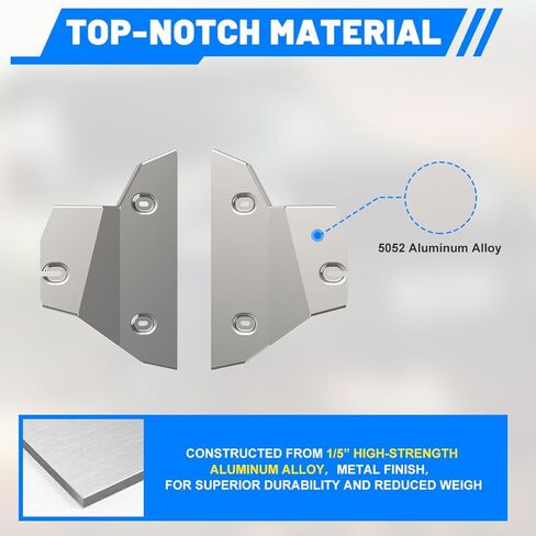 Lower Control Arm Skid Plates for Toyota Tacoma 2024 2025 2026, Heavy Duty 5mm Aluminum Underbody Protection, Front Lower Arm Guard, Bolt-On Off-Road Skid Plate Kit (2PCS) in Kuwait